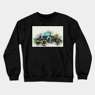 Vintage classic car art Crewneck Sweatshirt